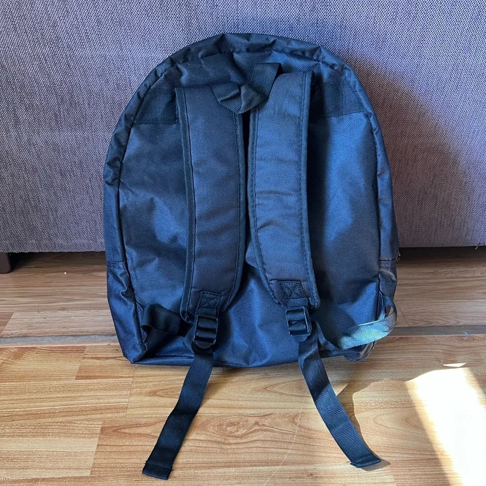 Men black backpack